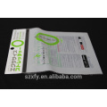 Self adhesive plastic bag with header and printing